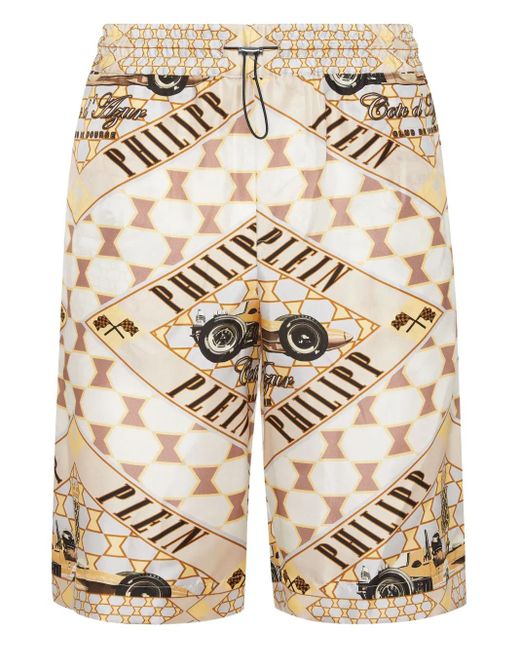 Short Imprimé Cool Kid Cut En Soie Philipp Plein pour homme en coloris Natural