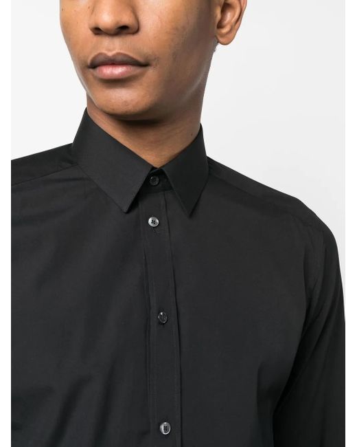 Dolce & Gabbana Black Camicia Fit for men