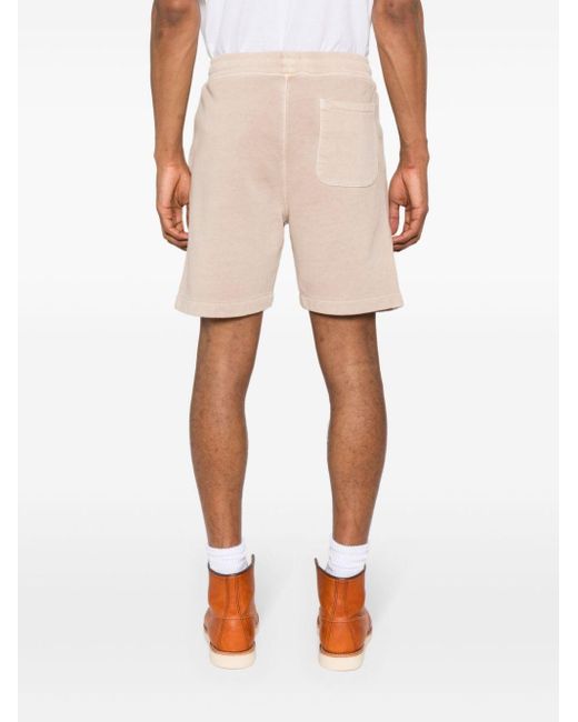 Pantalones cortos de chándal con logo Woolrich de hombre de color Natural