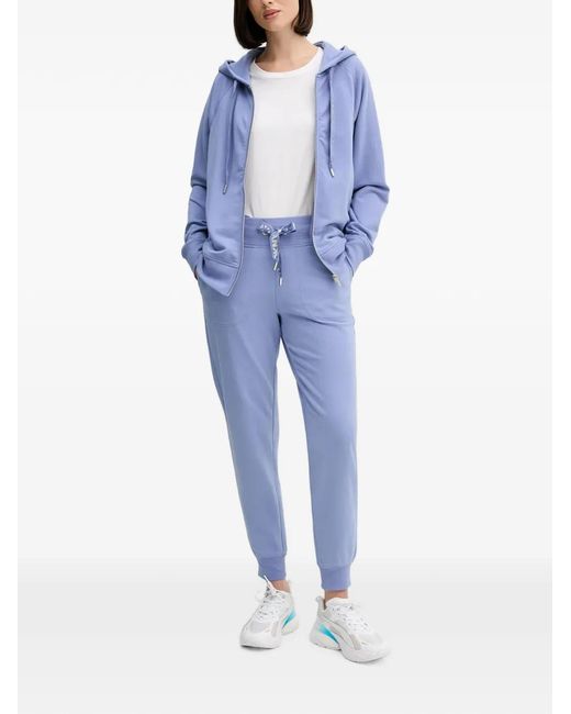DKNY Blue Logo-Drawstring Track Pants
