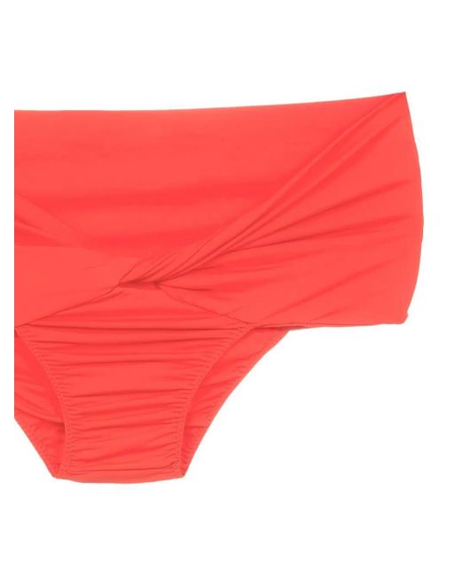 Slip Bikini A Vita Alta di Clube Bossa in Red