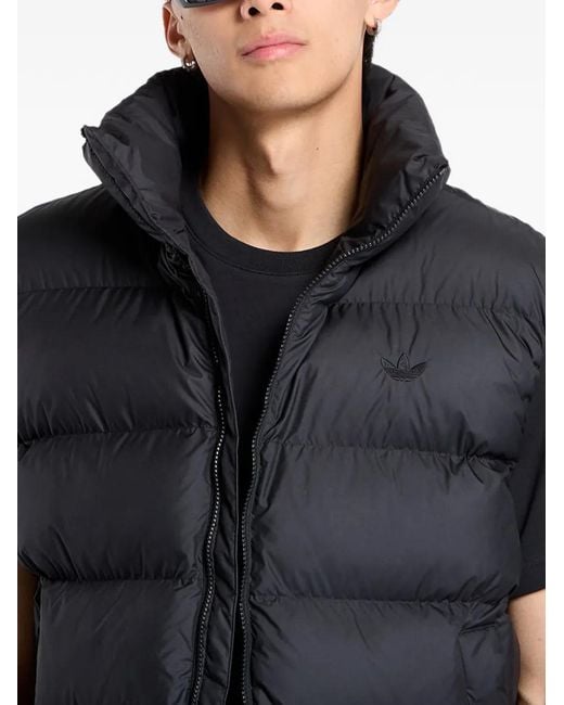 Chaleco Acolchado Adidas de hombre de color Black