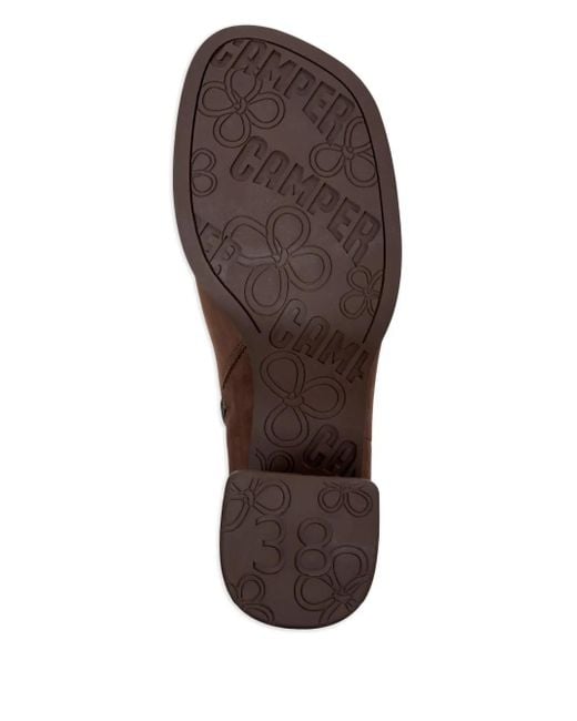 Camper Brown Kora Zip Boots