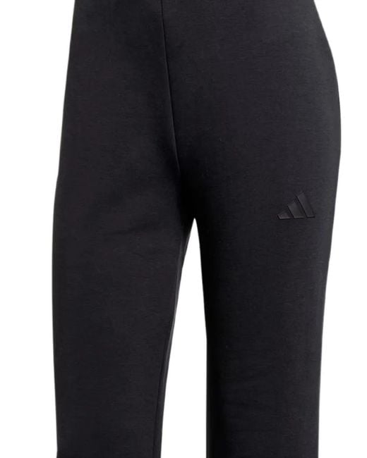 Adidas Black Split-Hem Track Pants