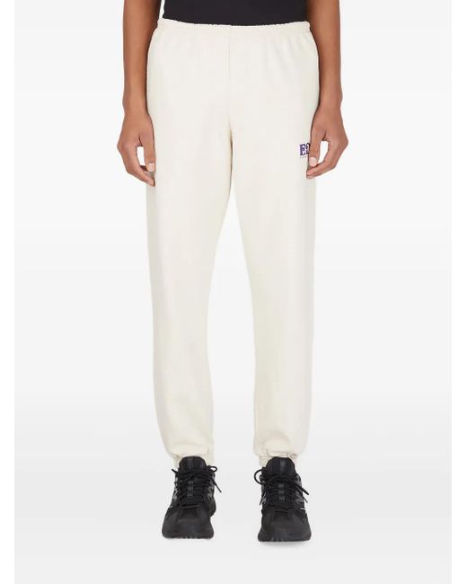 EDEN power corp White Logo-Print Trousers for men