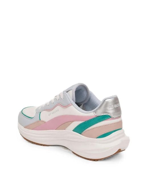 Kat Maconie White Aura Logo-Detail Sneakers