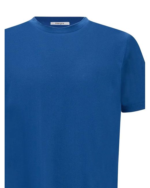 Kangra Blue Crew-Neck Short-Sleeve T-Shirt for men