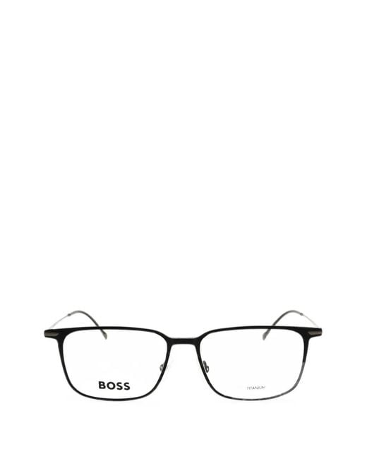Boss Brille Mit Eckigem Gestell in Black für Herren