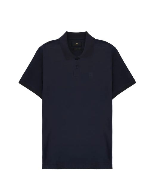 Belstaff Blue Logo-Detail Polo Shirt for men