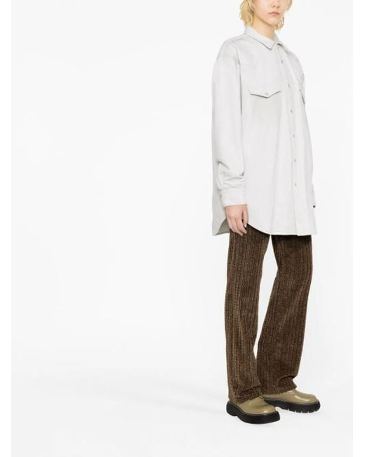 Maison Margiela White Selvedge Denim Shirt