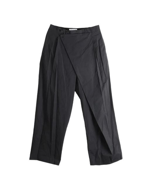 Kiko Kostadinov Gray Kippel Wrap Trousers for men