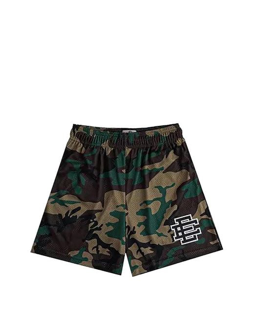 Eric Emanuel White Camouflage-Print Shorts for men