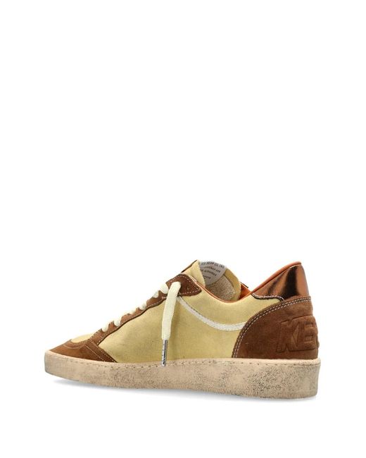 Golden Goose Deluxe Brand Natural Star-Accented Heel Tab Low-Top Sneakers