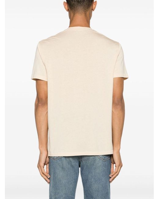 T-shirt girocollo di Tom Ford in Natural da Uomo