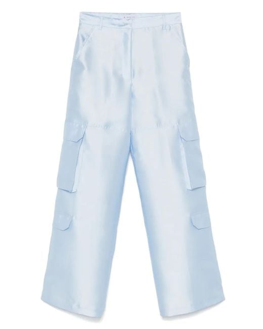 Manuel Ritz Blue Cargo Trousers