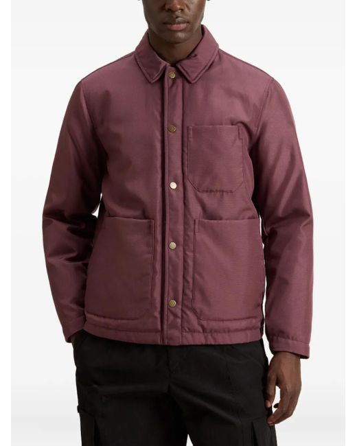 Woolrich Purple Cordura Patch-Pocket Jacket for men