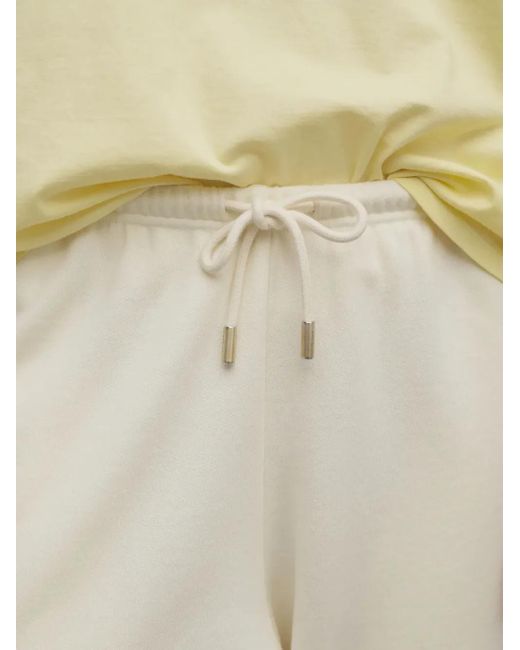 The Row White Teo Track Trousers