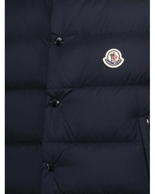 Moncler Blue Tibb Quilted Gilet for men