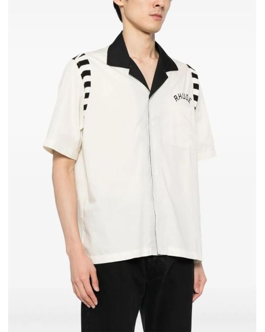 Rhude White Chamonix Alpine Shirt for men