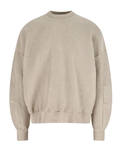 White Sand Natural Crewneck Sweatshirt for men