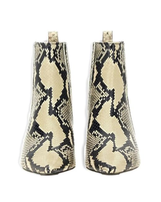 Roberto Festa Natural Printed-Leather Ankle Boots