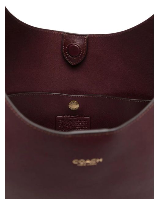 COACH Purple 39 Brooklyn Leather Shoulder Bag