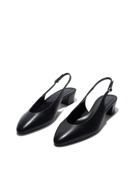 Aeyde Black Celeste Slingback Pumps