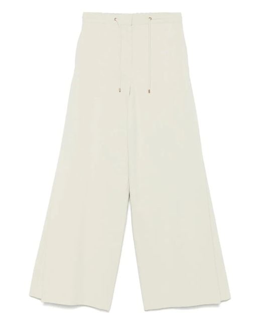 Agnona クレープパンツ White