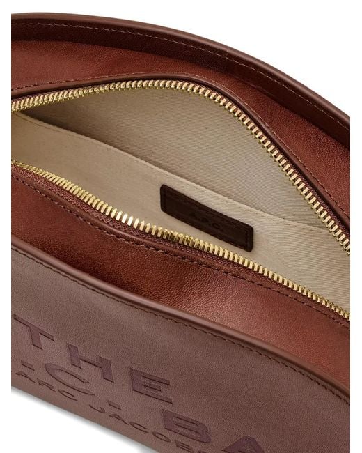Marc Jacobs Brown X A.P.C. Embossed-Logo Leather Cross Body Bag