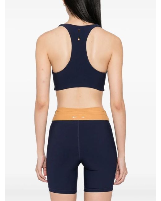 The Upside Blue Daytona Jetta Sport Bra
