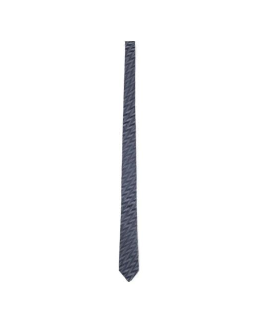 Tom Ford White Herringbone-Pattern Tie for men