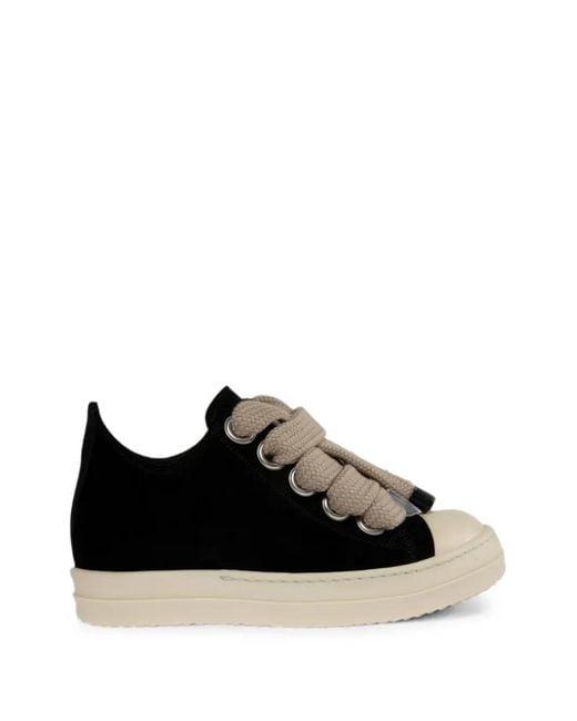Rick Owens Black Jumbolace Sneakers