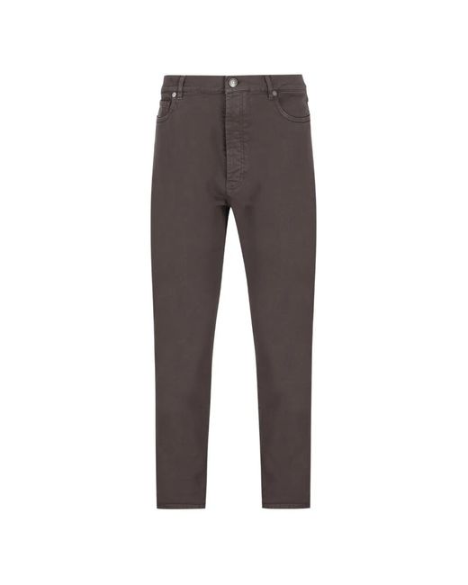Brunello Cucinelli Gray Five-Pocket Trousers for men