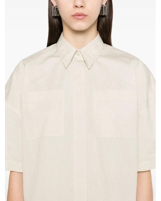 Brunello Cucinelli グラフィック シャツ White