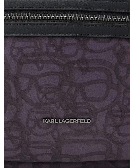 Karl Lagerfeld Rucksack Mit Allover-Muster in Blue für Herren