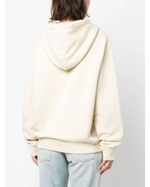 Off-White c/o Virgil Abloh White Big Logo Opposite-Print Hoodie
