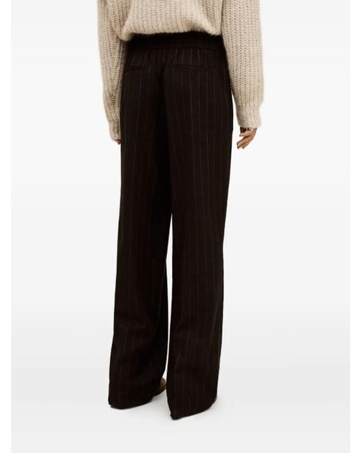 Pantalon Handrew À Rayures Ba&sh en coloris Black