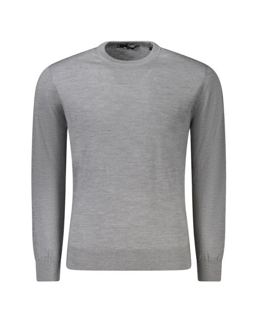 Guess Gray Crew-Neck Sweatshirt for men
