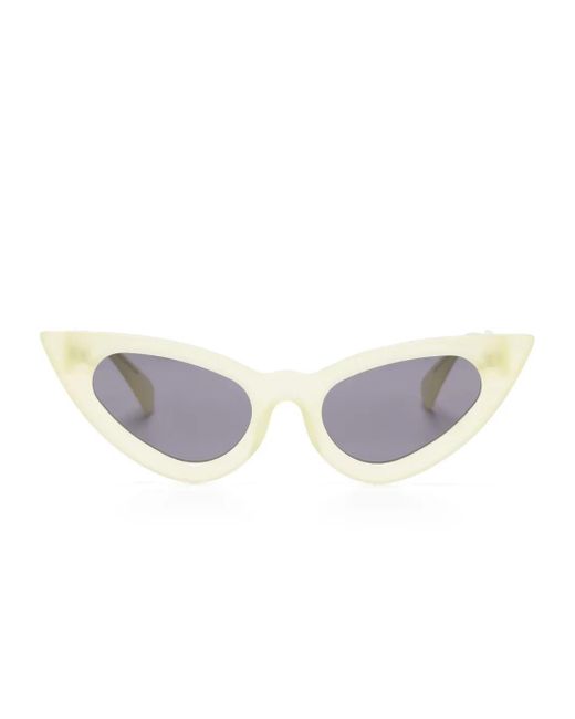 Kuboraum White Klassische Cat-Eye-Sonnenbrille