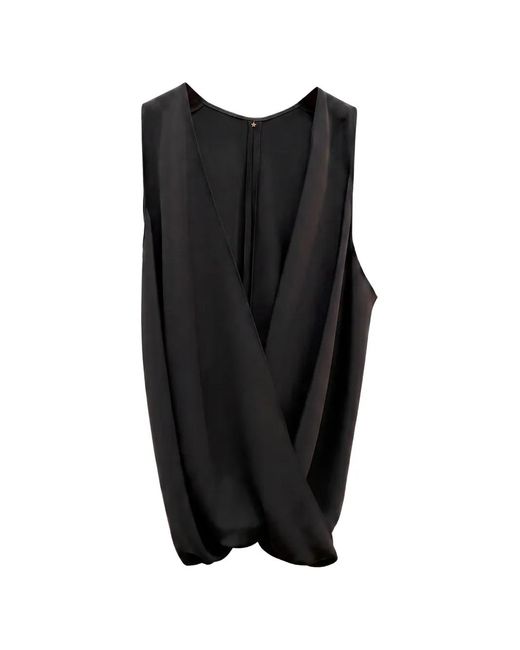 Peter Cohen Black Tide Wrap Top