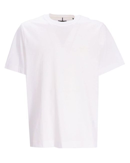 Boss White Thompson Cotton T-shirt for men