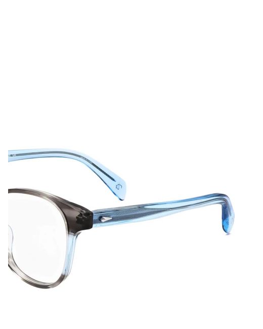 Rag & Bone White Round-Frame Glasses