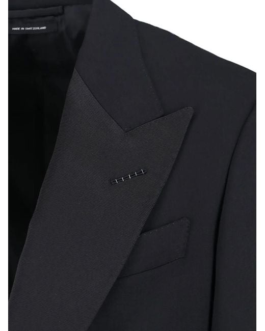 Tom Ford Black Jackets Wool for men
