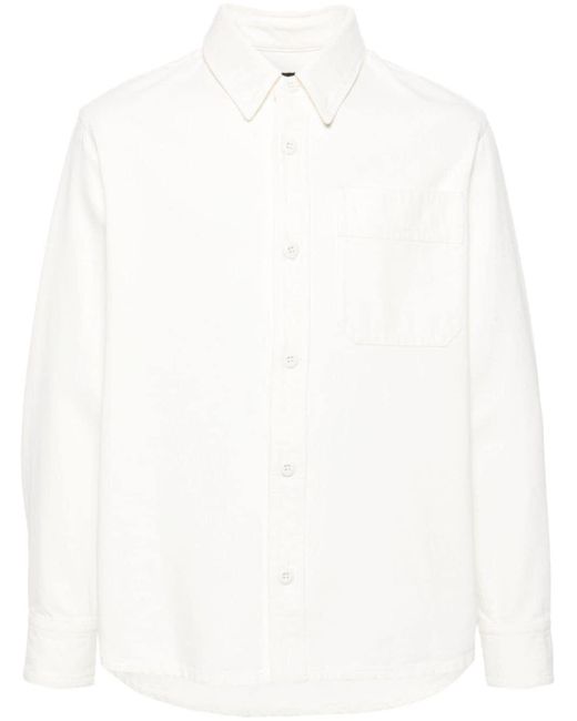 A.P.C. Katoenen Shirtjack in het White voor heren