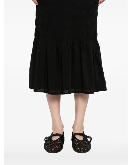 Reformation Black Seren Dress