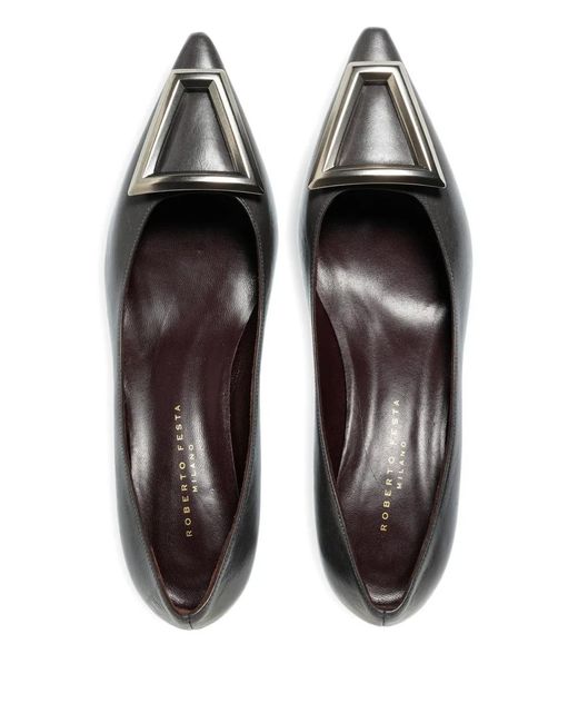 Roberto Festa Gray Moon Tone Accessory Pumps