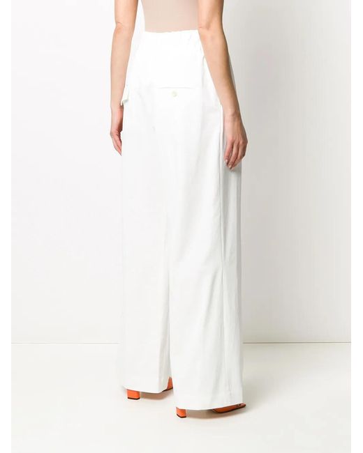 Jejia White Straight Leg Trousers