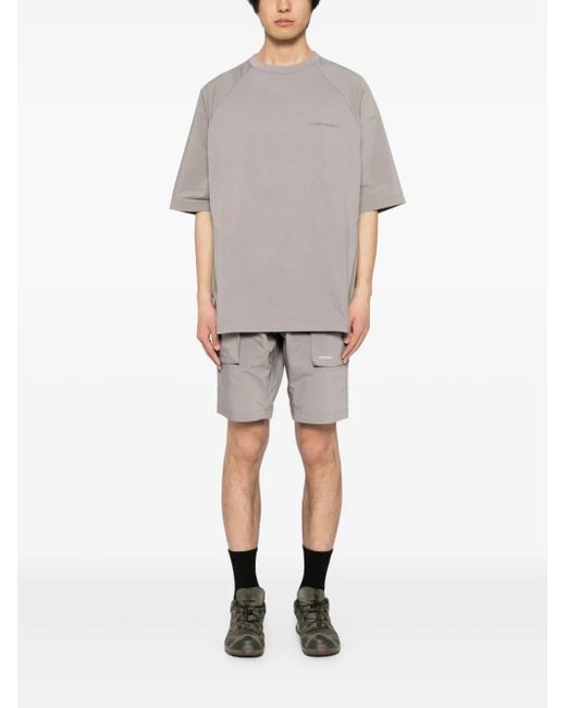 Spoonyard Gray Solotex 3D Patch Pockets Shorts