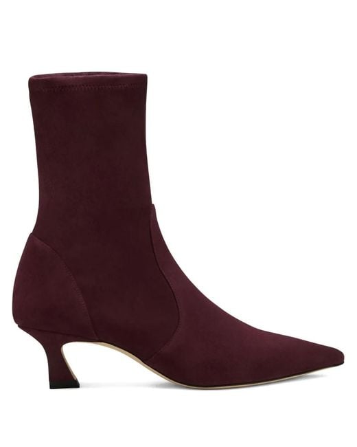 Stuart Weitzman Purple Vinnie Stiefeletten