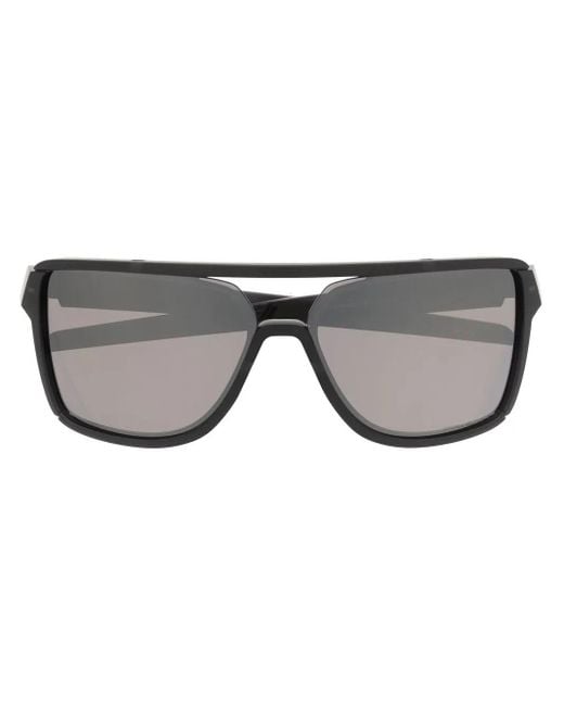 Oakley Gray Castel Oversized-Frame Sunglasses for men